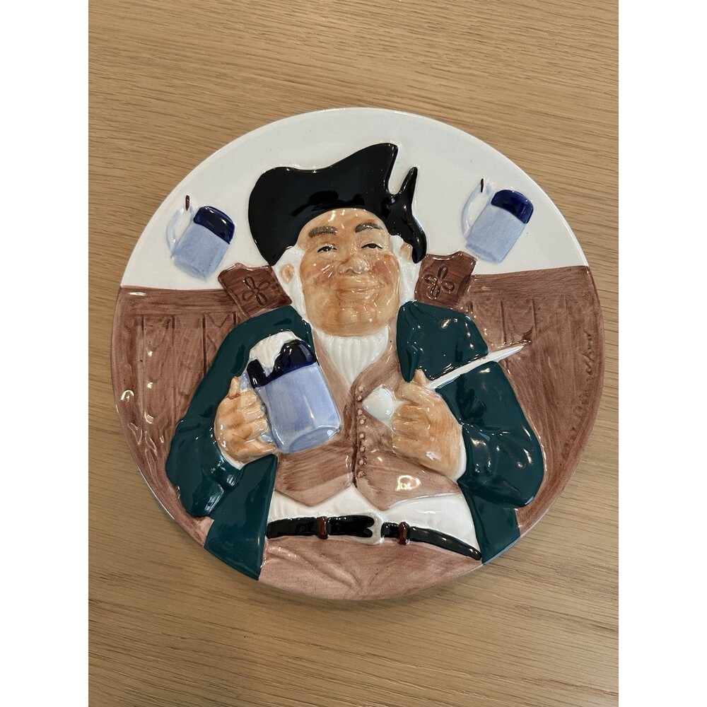 Toby Fillpot Colonial Plate Collection ‘84 1st Issue Hand Painted Numbered #8036